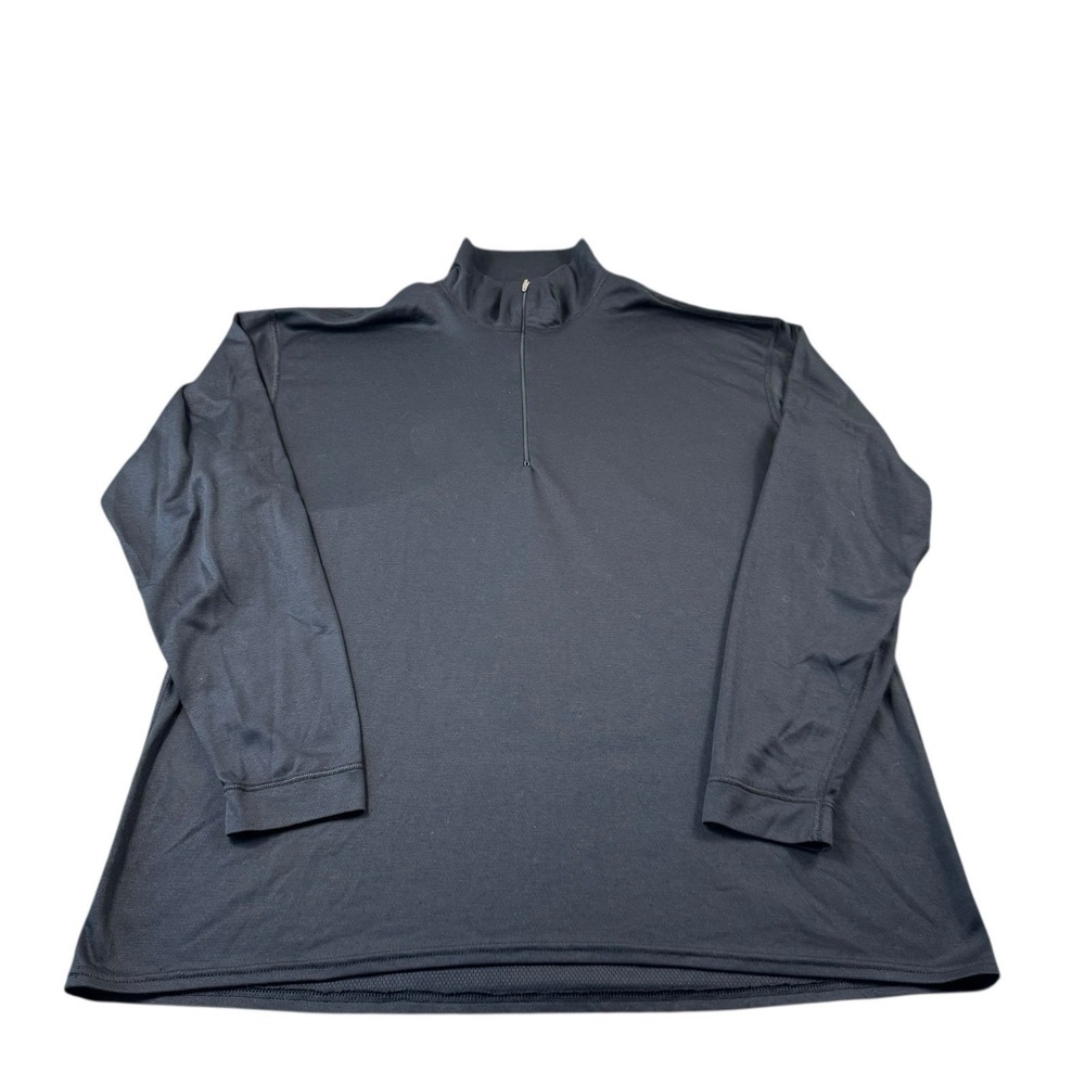 Patagonia Capilene VTG Black Half Zip Men's Pullover Size 2XL XXL